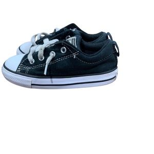 Toddler unisex Converse black sz 9c